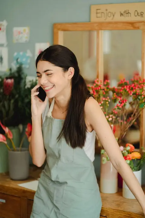 Busy with customers · WhatsApp answers for you